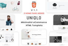Photo of [Download-S2] Uniqlo v1.1 - Minimalist eCommerce Template