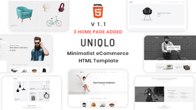 Photo of [Download-S2] Uniqlo v1.1 - Minimalist eCommerce Template