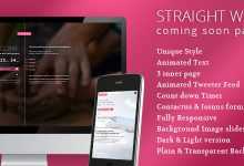 Photo of [Download-S2] Straightway - Themeforest Coming soon unique creative Page