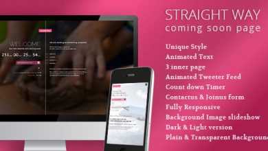 Photo of [Download-S2] Straightway - Themeforest Coming soon unique creative Page