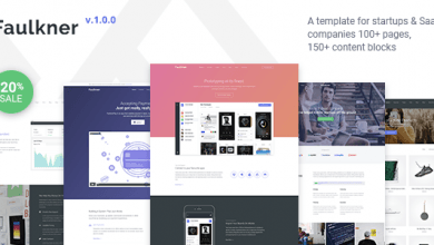 Photo of [Download-S2] Faulkner v1.0.0 - Multi-purpose HTML5 Template for Startups & Saas Companies