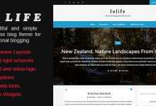 Photo of [Download-S2] InLife - A Beautiful Blogging WordPress Theme