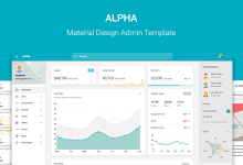 Photo of [Download-S2] Alpha v1.2 - Material Design Admin Template