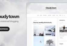 Photo of [Download-S2] Cloudy Town v1.1 - Clean Minimal Blog Theme