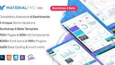Photo of [Download-S2] MaterialPro v2.2.1 - Material Design Bootstrap 4 Admin Template