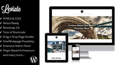 Photo of [Download-S2] Leviate - Multipurpose HTML5 WordPress Theme