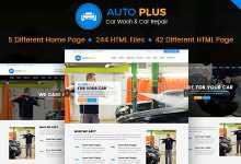 Photo of [Download-S2] Auto Plus - Car Wash and Car Repair HTML Template
