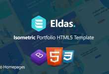 Photo of [Download-S2] Eldas - Isometric Portfolio HTML5 Template