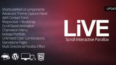 Photo of [Download-S2] LIVE - Wordpress Interactive One Page Parallax