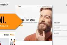 Photo of [Download-S2] QONI - Personal Resume HTML Template