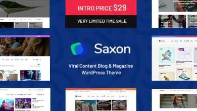 Photo of [Download-S2] Saxon v1.3.1 - Viral Content Blog & Magazine Theme
