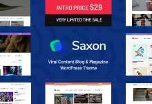 Photo of [Download-S2] Saxon v1.3.0 - Viral Content Blog & Magazine Theme