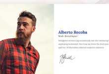 Photo of [Download-S2] Recoba - vCard Html5 Template