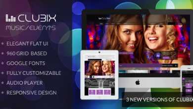 Photo of [Download-S2] Clubix - Responsive Music & Events HTML Template