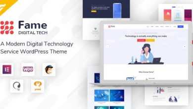 Photo of [Download-S2] Fame v1.1 - Digital Technology/Service WordPress Theme