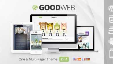 Photo of [Download-S2] GoodWeb - Themeforest One & Multi Page WordPress Theme