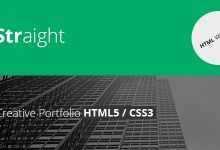 Photo of [Download-S2] Straight - Creative Flat HTML Template