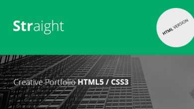 Photo of [Download-S2] Straight - Creative Flat HTML Template