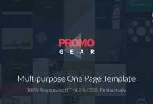 Photo of [Download-S2] PromoGear - Multipurpose OnePage Template