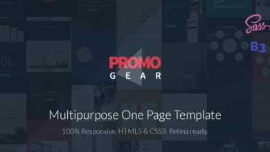 Photo of [Download-S2] PromoGear - Multipurpose OnePage Template
