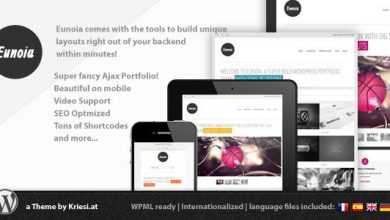 Photo of [Download-S2] Eunoia - Themeforest Responsive WP Portfolio