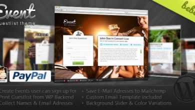 Photo of [Download-S2] Event Guest List Themeforest WordPress Theme