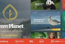 Photo of [Download-S2] Green Planet v1.0.5 - Ecology & Environment WordPress Theme