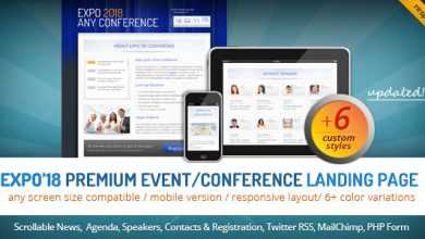 Photo of [Download-S2] Expo'18 Responsive Event/Conference Themeforest Landing P