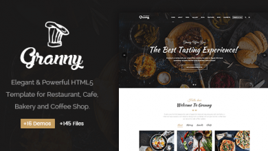 Photo of [Download-S2] Granny - Elegant Restaurant & Cafe HTML Template