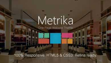 Photo of [Download-S2] Metrika - Themeforest Responsive OnePage WordPress Theme