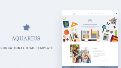 Photo of [Download-S2] Aquarius - Educational University HTML Template