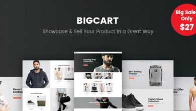 Photo of [Download-S2] Bigcart v1.2.0 - Clean, Modern WordPress Theme for WooCommerce