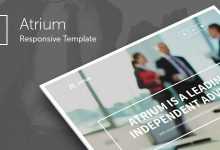 Photo of [Download-S2] Atrium - Responsive Corporate One Page Template