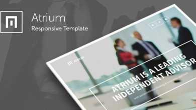Photo of [Download-S2] Atrium - Responsive Corporate One Page Template