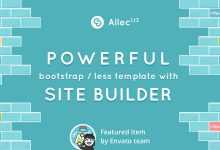 Photo of [Download-S2] Allec v1.13 - Bootstrap/LESS Template with Site Builder