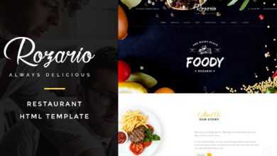 Photo of [Download-S2] Rozario v1.1 - Restaurant & Food HTML Template