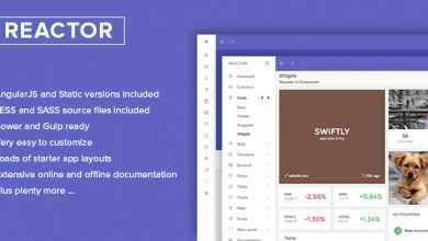 Photo of [Download-S2] Reactor v1.2 - Bootstrap Admin Template