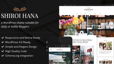 Photo of [Download-S2] Shiroi Hana v2.3 - An Elegant Blogging Theme