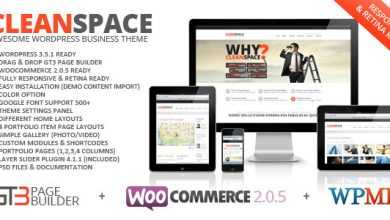 Photo of [Download-S2] CleanSpace Themeforest Retina Ready Business WP Theme
