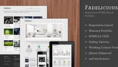 Photo of [Download-S2] Fadelicious - Themeforest HTML Blog & Portfolio