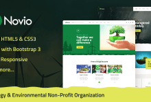 Photo of [Download-S2] Novio - Ecology & Environmental Non-Profit Organization HTML5 Template