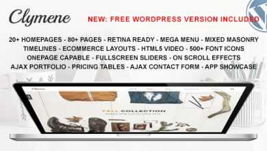 Photo of [Download-S2] Clymene v1.3 - Multipurpose HTML5 Template