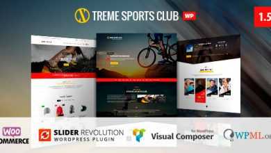 Photo of [Download-S2] Xtreme Sports v1.5 - WordPress Club Theme