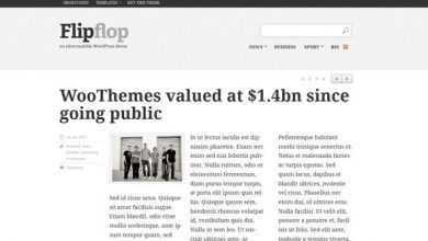 Photo of [Download-S2] FlipFlop - Woothemes Wordpress Theme