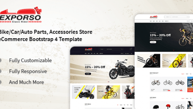 Photo of [Download-S2] Exporso - Bike Parts & Accessories HTML Template