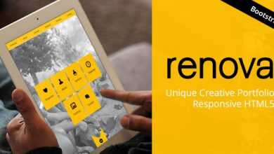 Photo of [Download-S2] RENOVA - Unique One Page Theme - Responsive HTML5