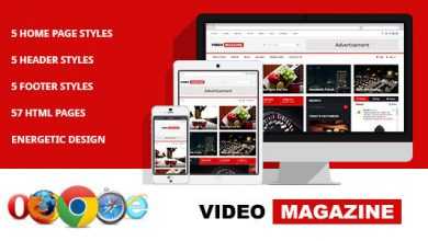Photo of [Download-S2] Video Magazine - HTML Magazine Template