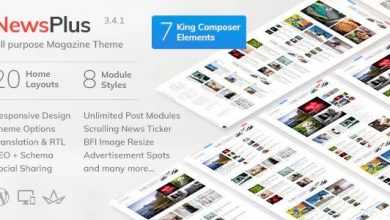 Photo of [Download-S2] NewsPlus v3.4.1 - News and Magazine WordPress theme