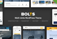 Photo of [Download-S2] Bolts v1.6.2 - WordPress Theme for Construction, Transport and similar Business