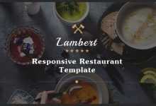 Photo of [Download-S2] Lambert - Restaurant / Cafe / Pub Template
